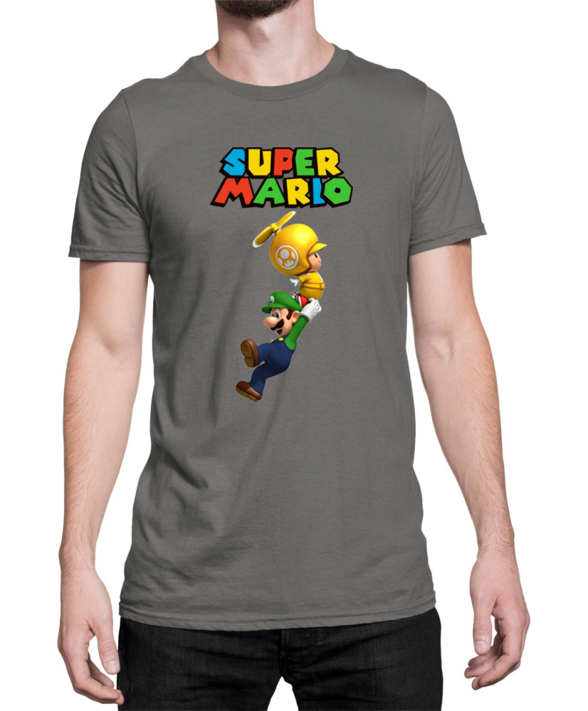 Мъжка Тениска Super Mario Nintendo Luigi 2