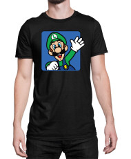 Мъжка Тениска Super Mario Nintendo Luigi 3