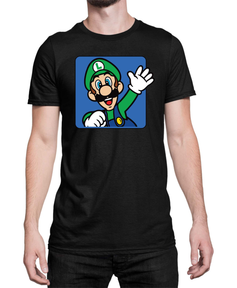 Мъжка Тениска Super Mario Nintendo Luigi 3
