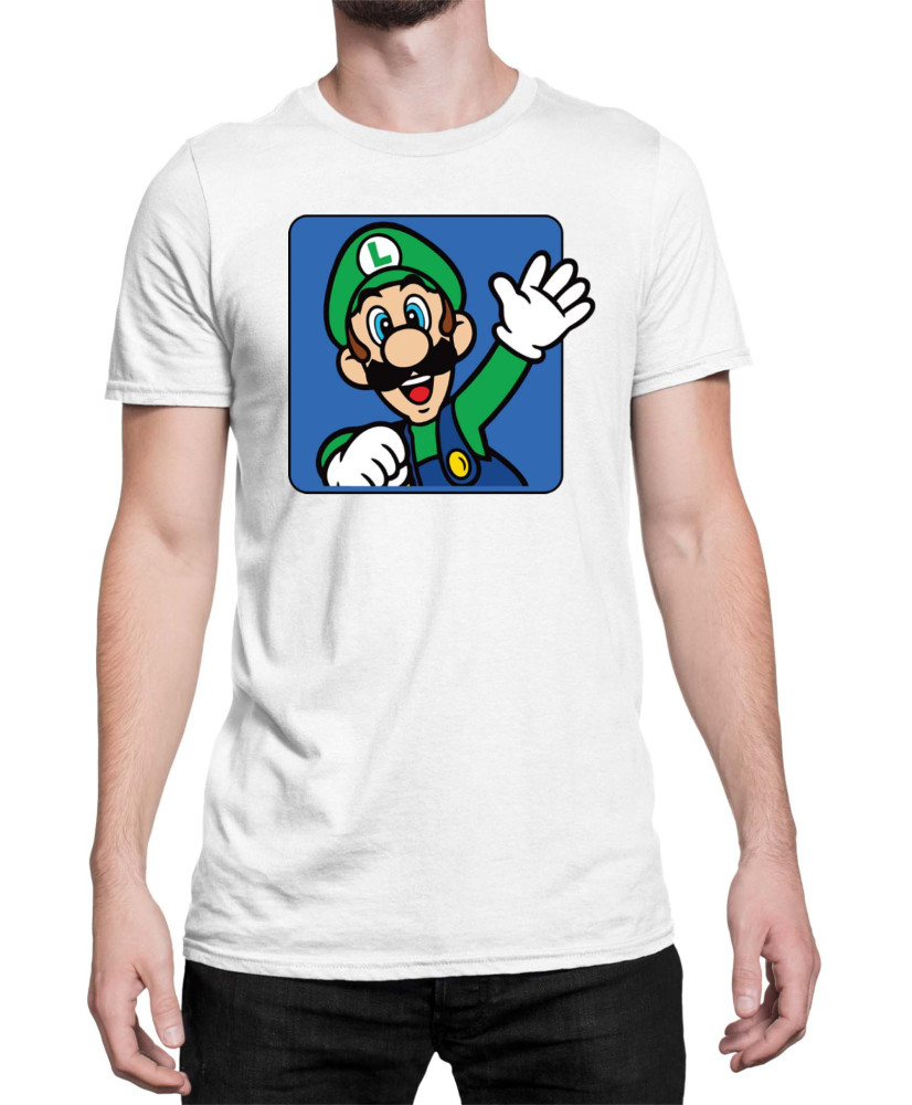 Мъжка Тениска Super Mario Nintendo Luigi 3