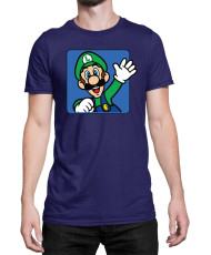 Мъжка Тениска Super Mario Nintendo Luigi 3