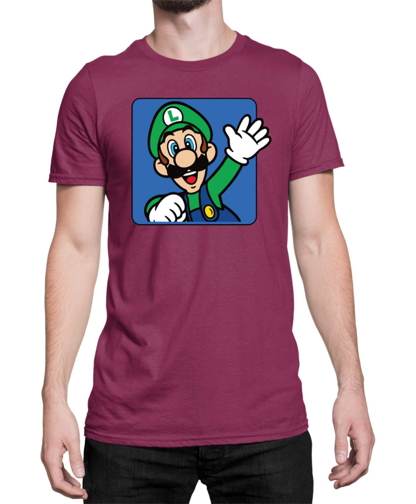 Мъжка Тениска Super Mario Nintendo Luigi 3