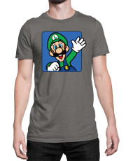 Мъжка Тениска Super Mario Nintendo Luigi 3