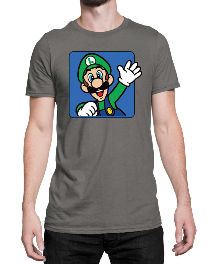 Мъжка Тениска Super Mario Nintendo Luigi 3