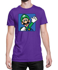 Мъжка Тениска Super Mario Nintendo Luigi 3