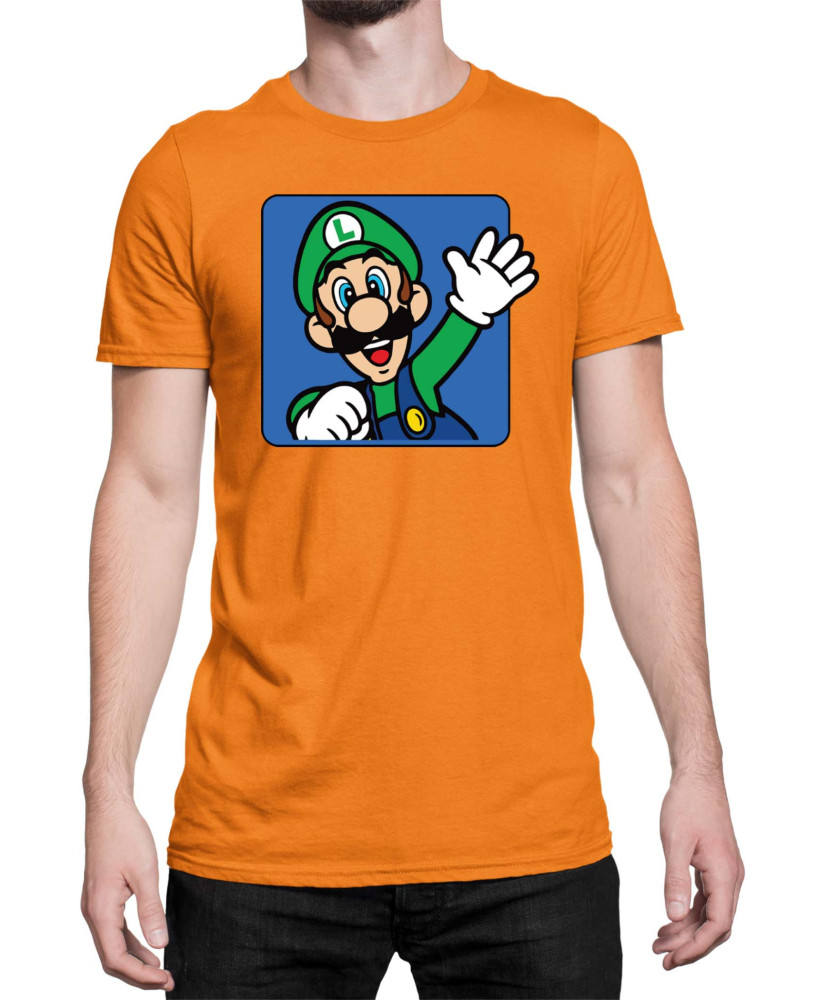 Мъжка Тениска Super Mario Nintendo Luigi 3