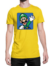 Мъжка Тениска Super Mario Nintendo Luigi 3