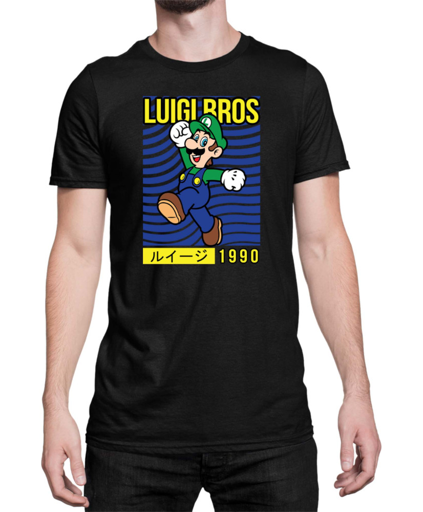Мъжка Тениска Super Mario Nintendo Luigi Bros