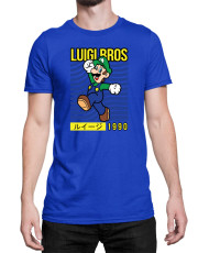 Мъжка Тениска Super Mario Nintendo Luigi Bros