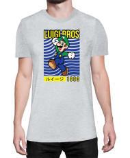 Мъжка Тениска Super Mario Nintendo Luigi Bros