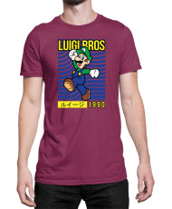 Мъжка Тениска Super Mario Nintendo Luigi Bros
