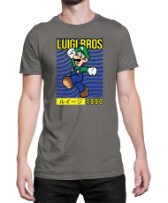 Мъжка Тениска Super Mario Nintendo Luigi Bros
