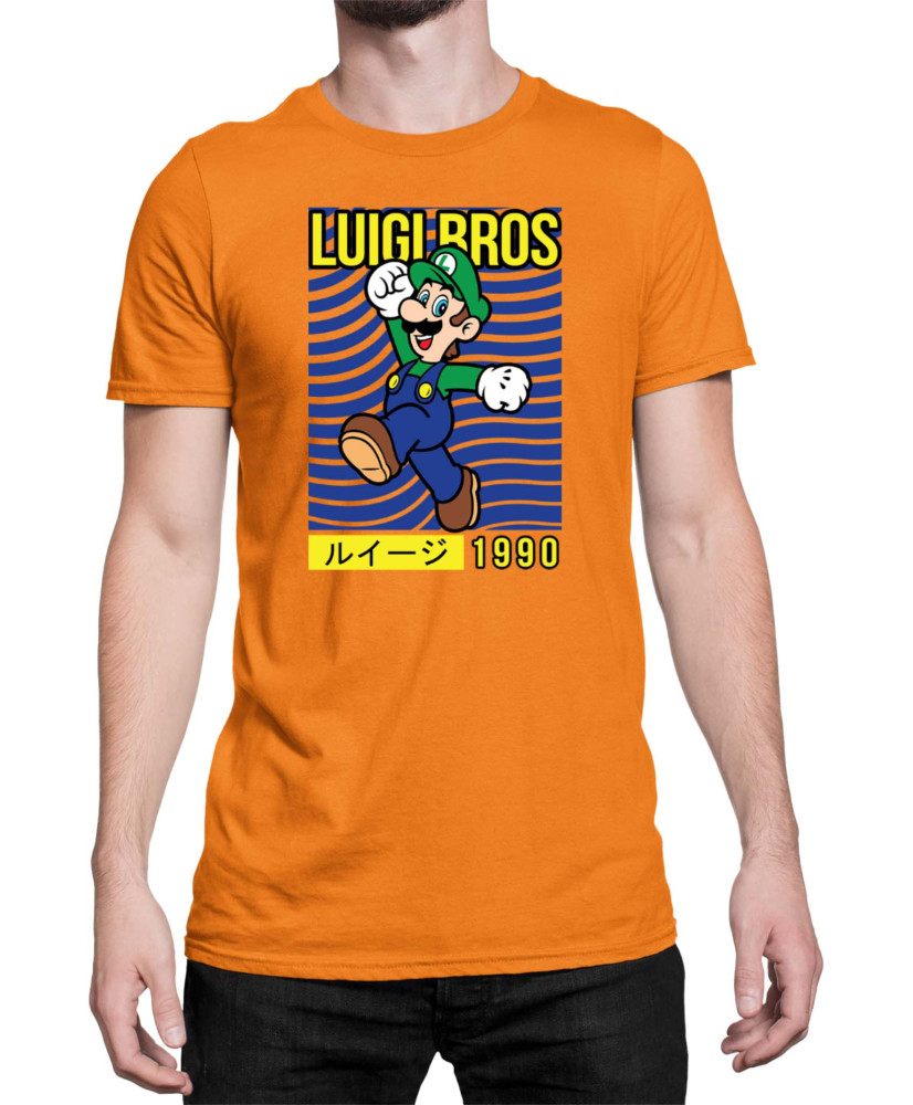 Мъжка Тениска Super Mario Nintendo Luigi Bros