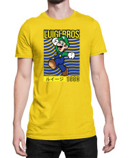 Мъжка Тениска Super Mario Nintendo Luigi Bros