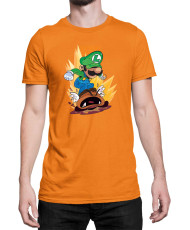 Мъжка Тениска Super Mario Nintendo Luigi Goomba Smash