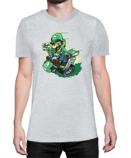 Мъжка Тениска Super Mario Nintendo Luigi Kart