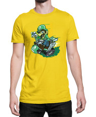 Мъжка Тениска Super Mario Nintendo Luigi Kart
