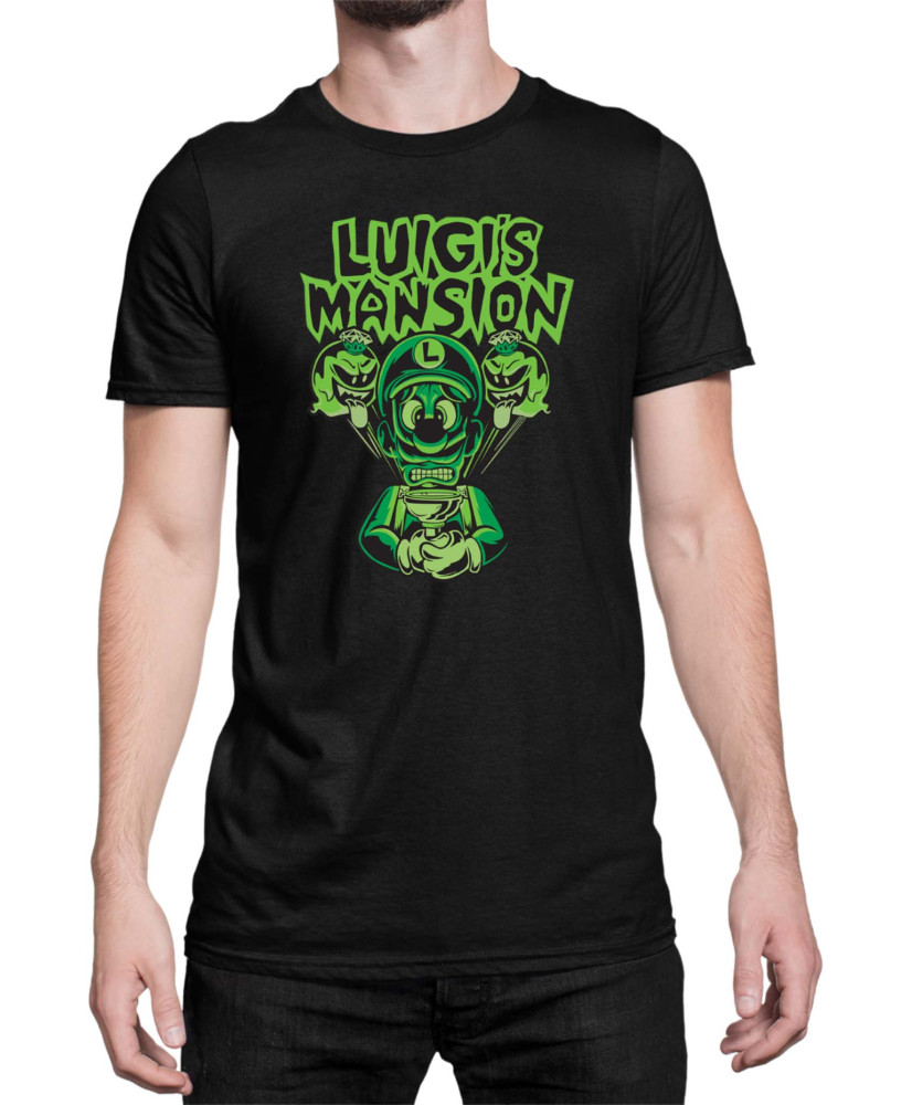 Мъжка Тениска Super Mario Nintendo Luigi Mansion