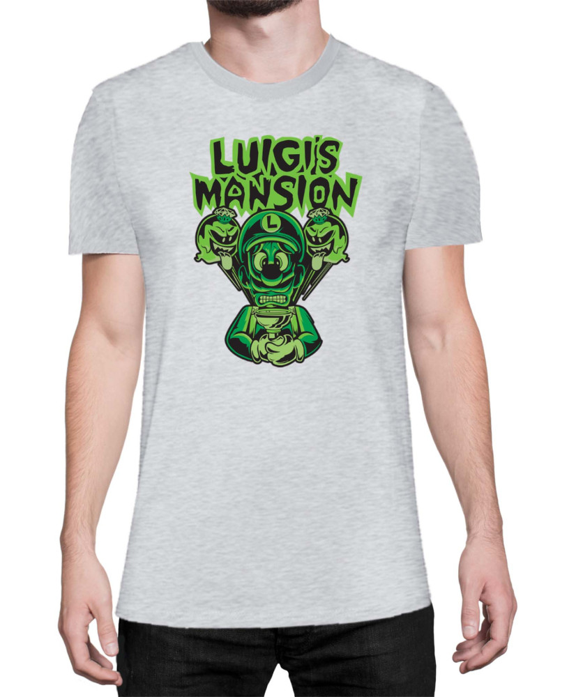 Мъжка Тениска Super Mario Nintendo Luigi Mansion