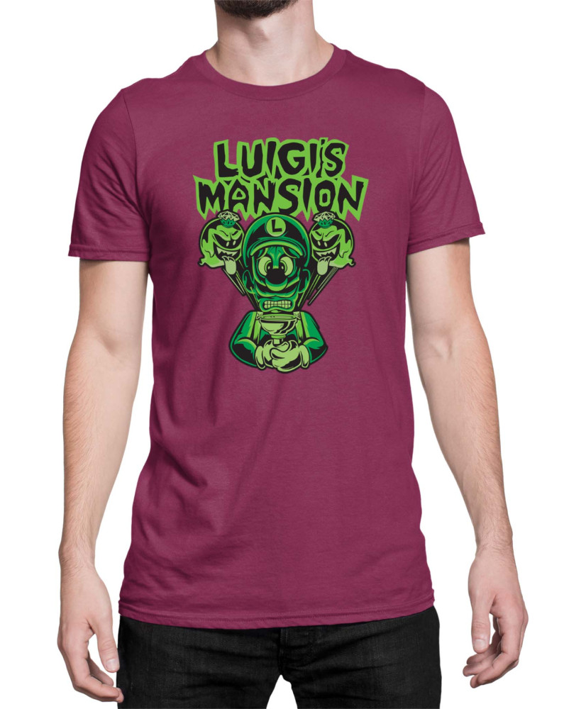 Мъжка Тениска Super Mario Nintendo Luigi Mansion