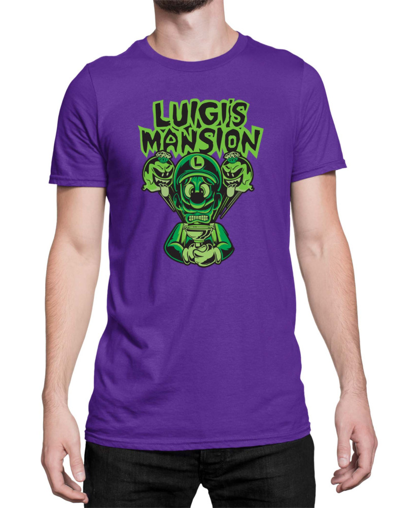 Мъжка Тениска Super Mario Nintendo Luigi Mansion