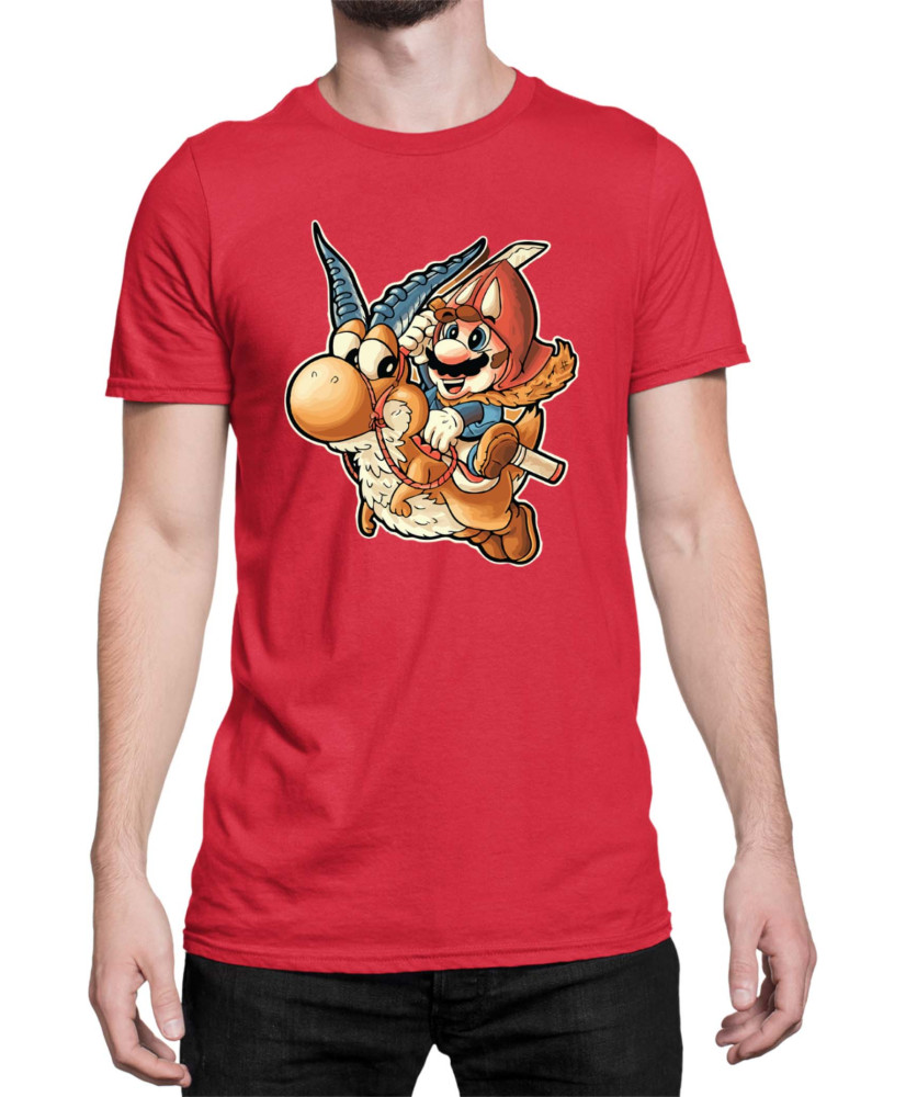 Мъжка Тениска Super Mario Nintendo Mario & Yoshi 02