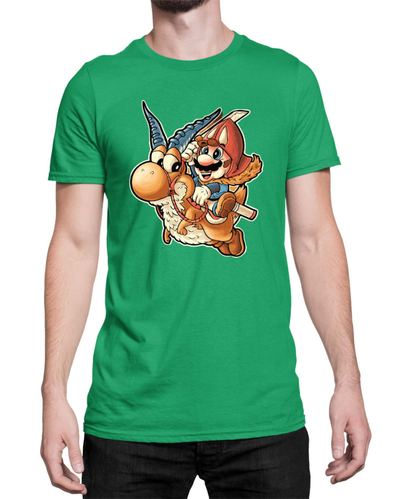 Мъжка Тениска Super Mario Nintendo Mario & Yoshi 02