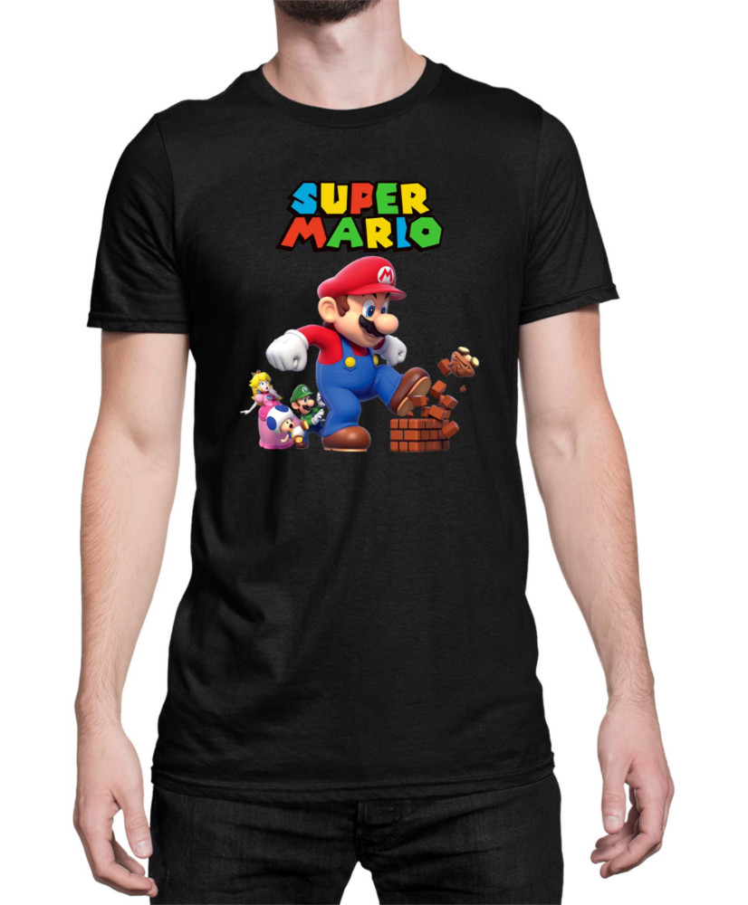 Мъжка Тениска Super Mario Nintendo Mario 18