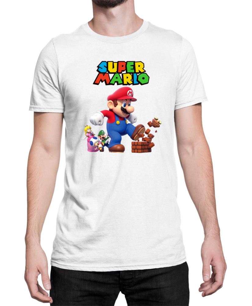 Мъжка Тениска Super Mario Nintendo Mario 18