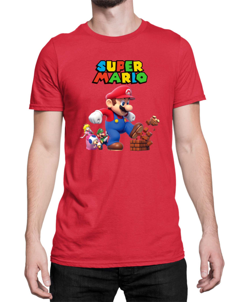 Мъжка Тениска Super Mario Nintendo Mario 18