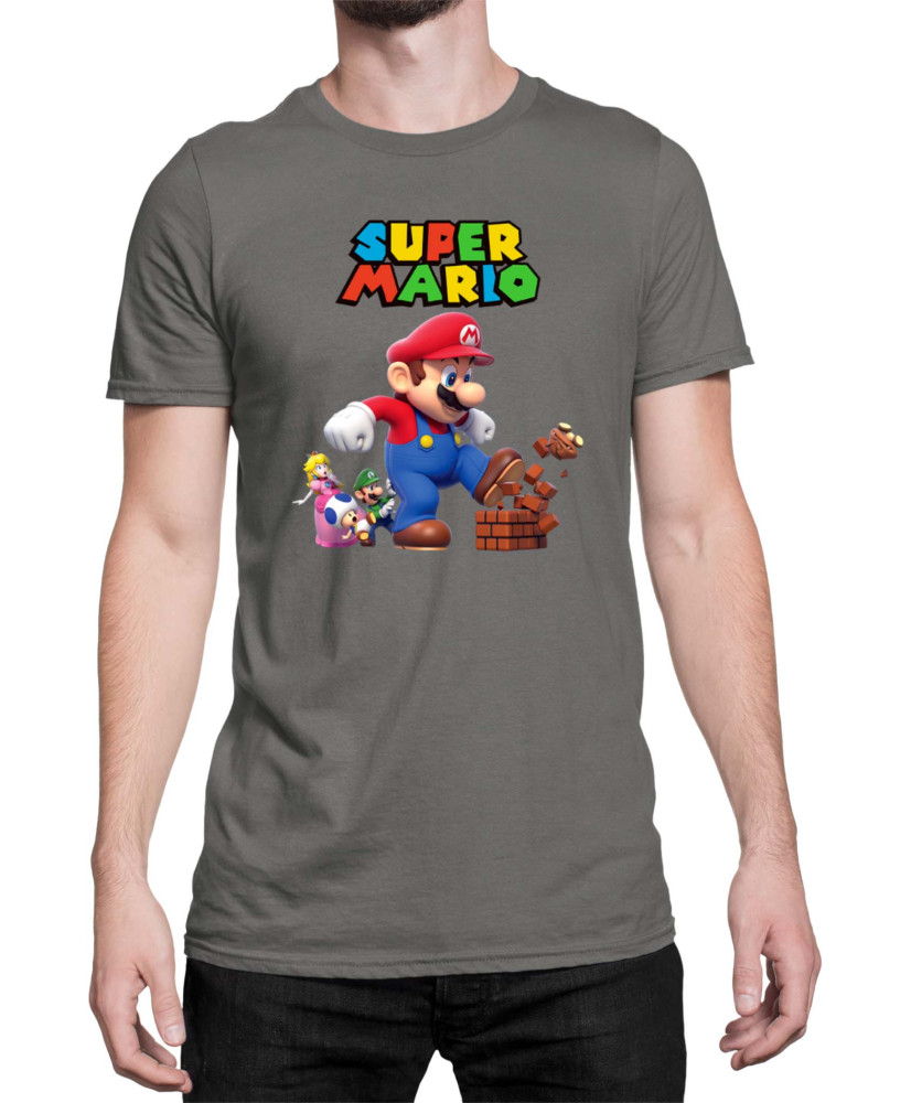 Мъжка Тениска Super Mario Nintendo Mario 18