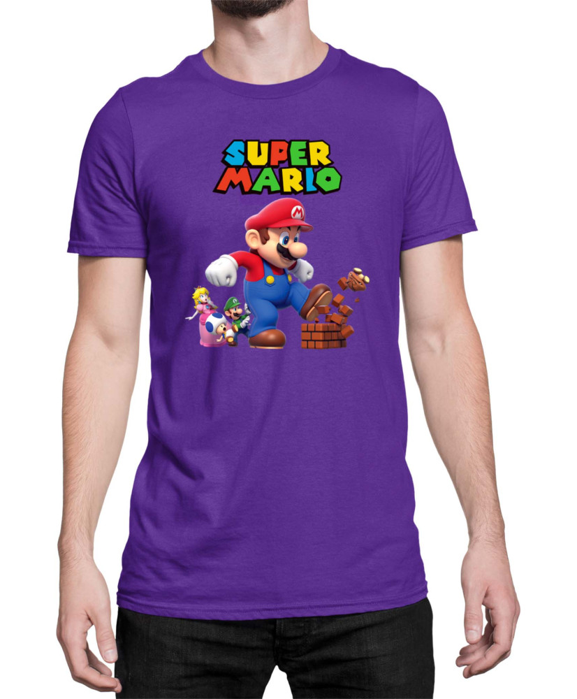 Мъжка Тениска Super Mario Nintendo Mario 18