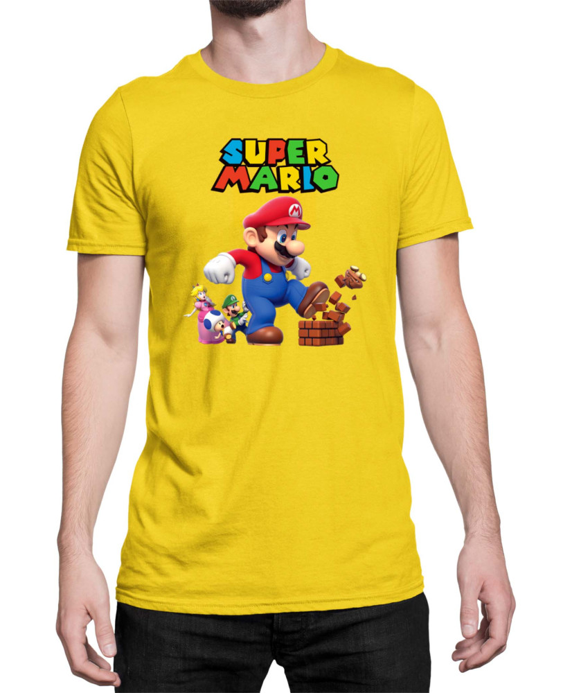 Мъжка Тениска Super Mario Nintendo Mario 18