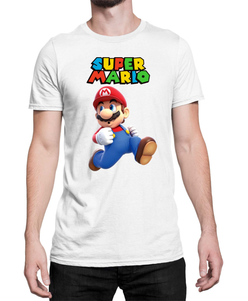 Мъжка Тениска Super Mario Nintendo Mario 23