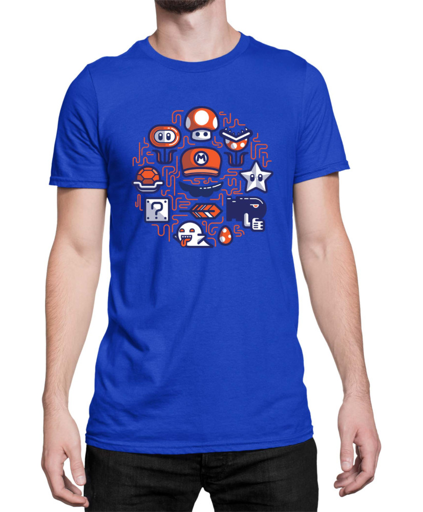 Мъжка Тениска Super Mario Nintendo Mario 35