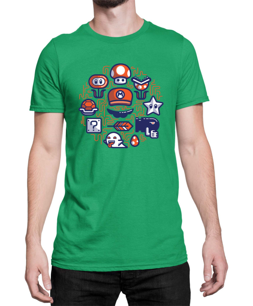 Мъжка Тениска Super Mario Nintendo Mario 35