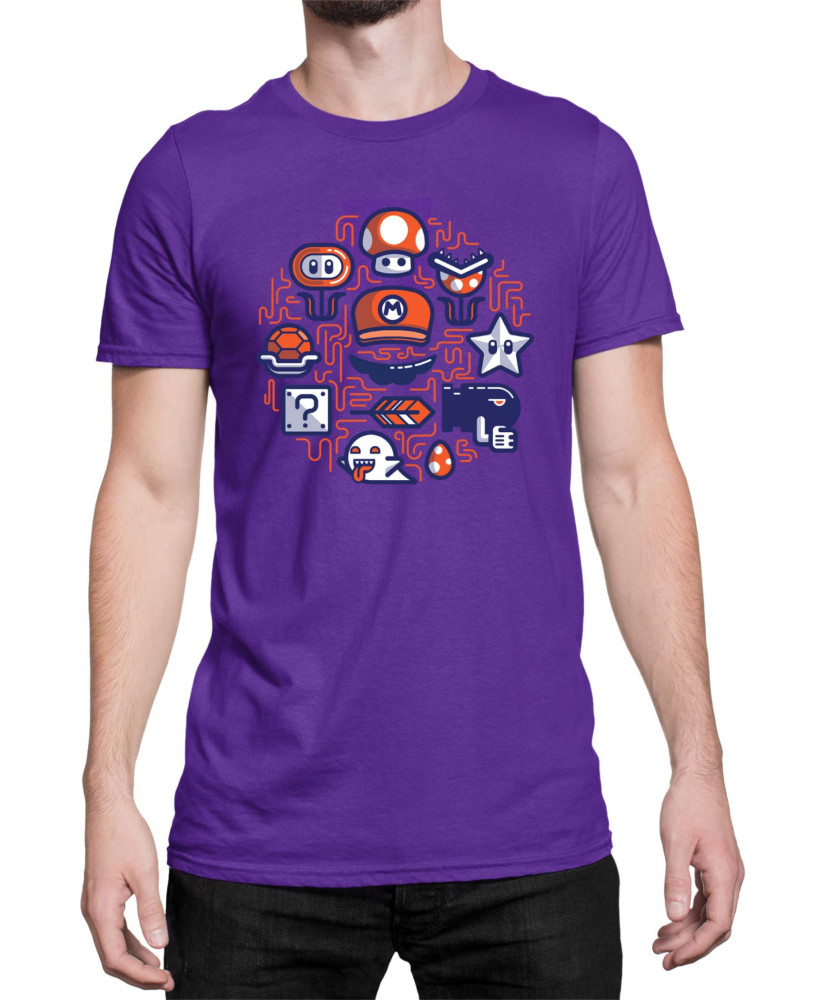 Мъжка Тениска Super Mario Nintendo Mario 35
