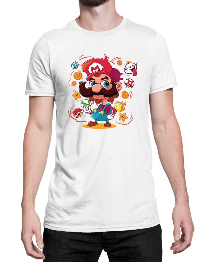 Мъжка Тениска Super Mario Nintendo Mario 36