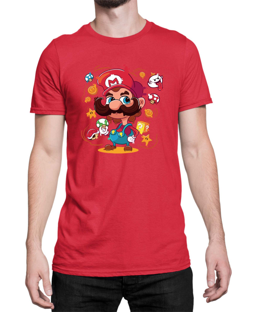 Мъжка Тениска Super Mario Nintendo Mario 36