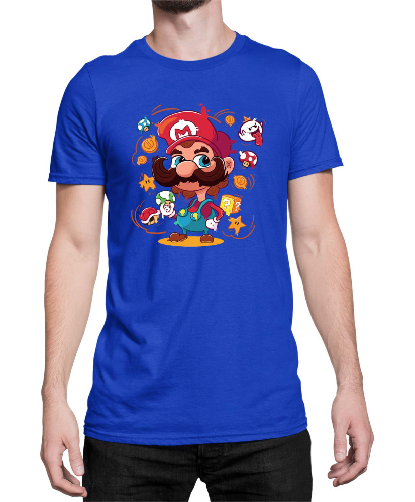 Мъжка Тениска Super Mario Nintendo Mario 36