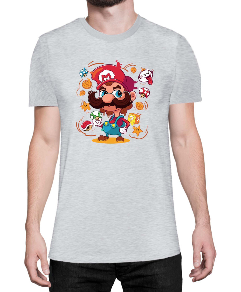 Мъжка Тениска Super Mario Nintendo Mario 36