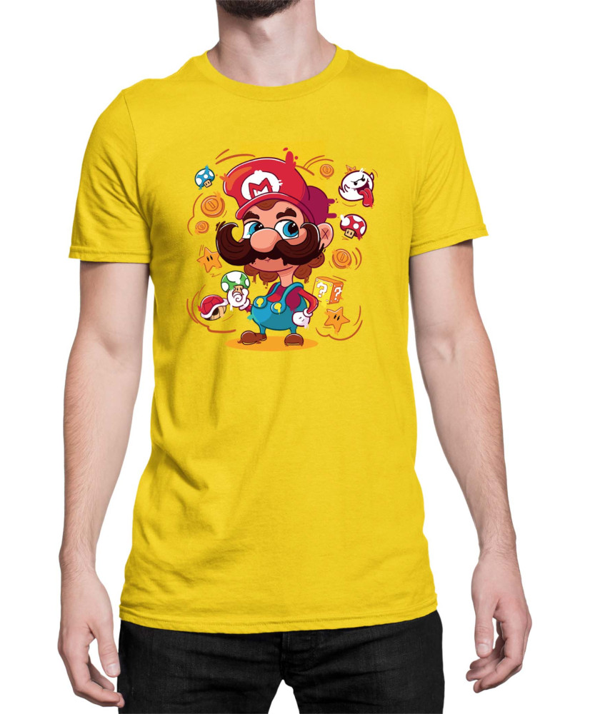 Мъжка Тениска Super Mario Nintendo Mario 36