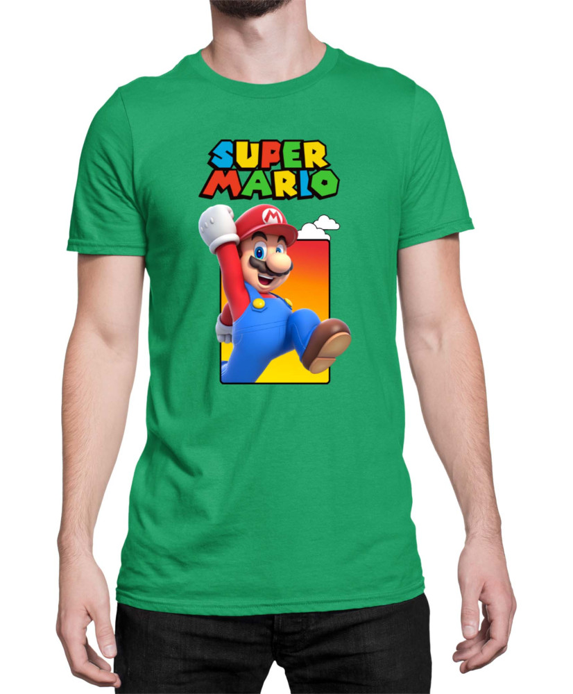 Мъжка Тениска Super Mario Nintendo Mario 38