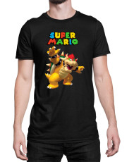 Мъжка Тениска Super Mario Nintendo Mario Bowser 3