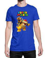 Мъжка Тениска Super Mario Nintendo Mario Bowser 3