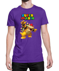 Мъжка Тениска Super Mario Nintendo Mario Bowser 3