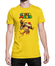 Мъжка Тениска Super Mario Nintendo Mario Bowser 3