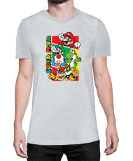 Мъжка Тениска Super Mario Nintendo Mario Bros 3