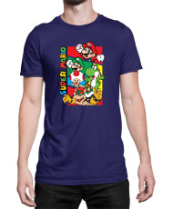 Мъжка Тениска Super Mario Nintendo Mario Bros 3