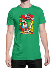 Мъжка Тениска Super Mario Nintendo Mario Bros 3